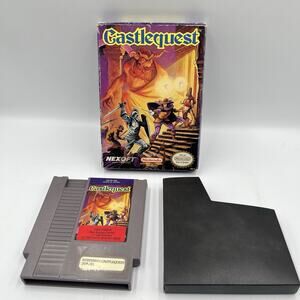 Castlequest (Nintendo NES, 1985) With Box & Sleeve Tested & Cleaned